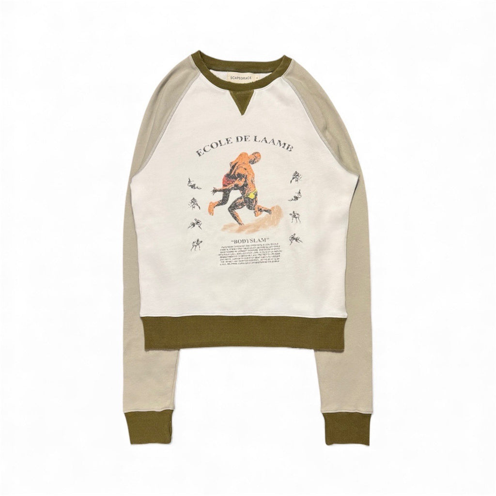 "LAAMB" CREW KHAKI GREEN