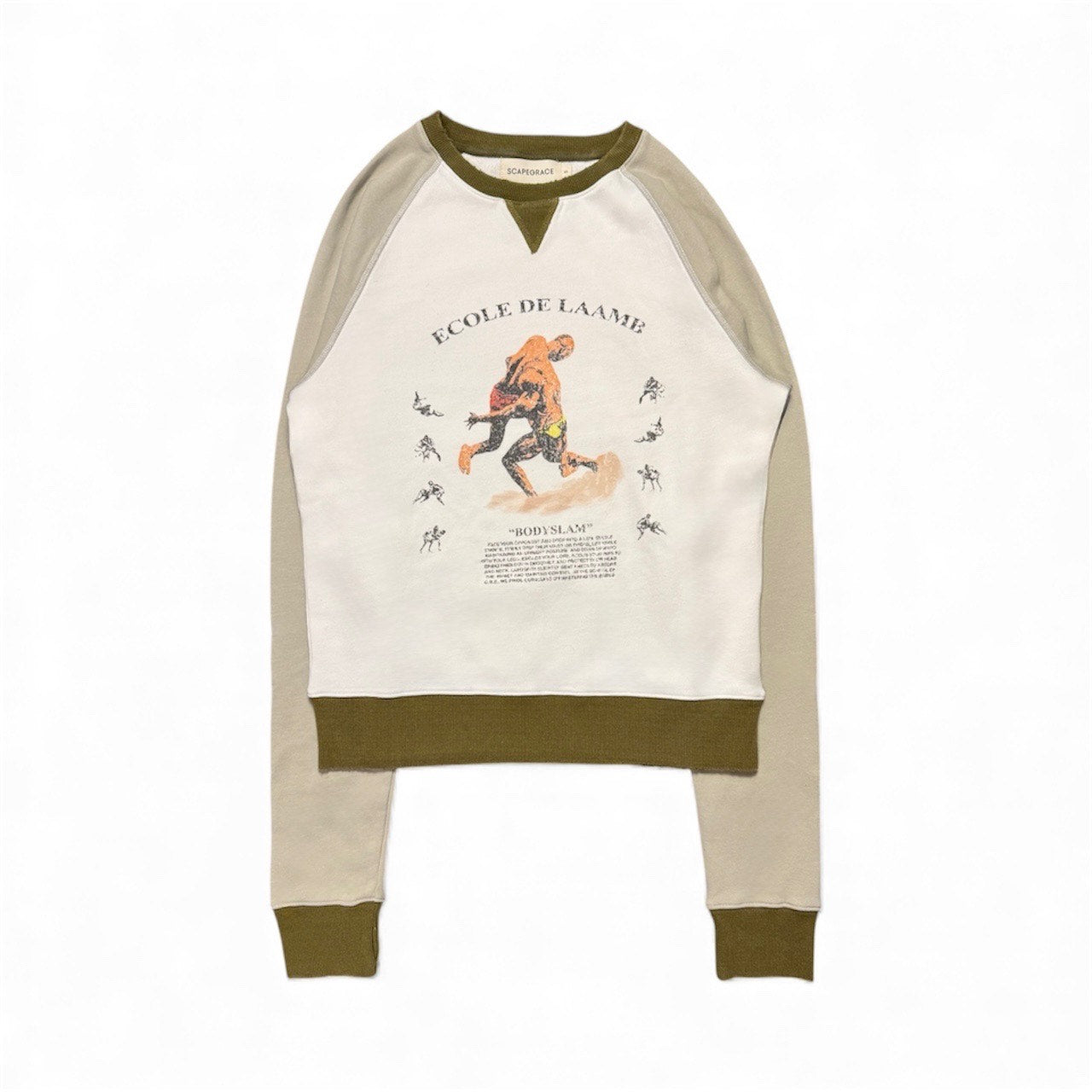 "LAAMB" CREW KHAKI GREEN