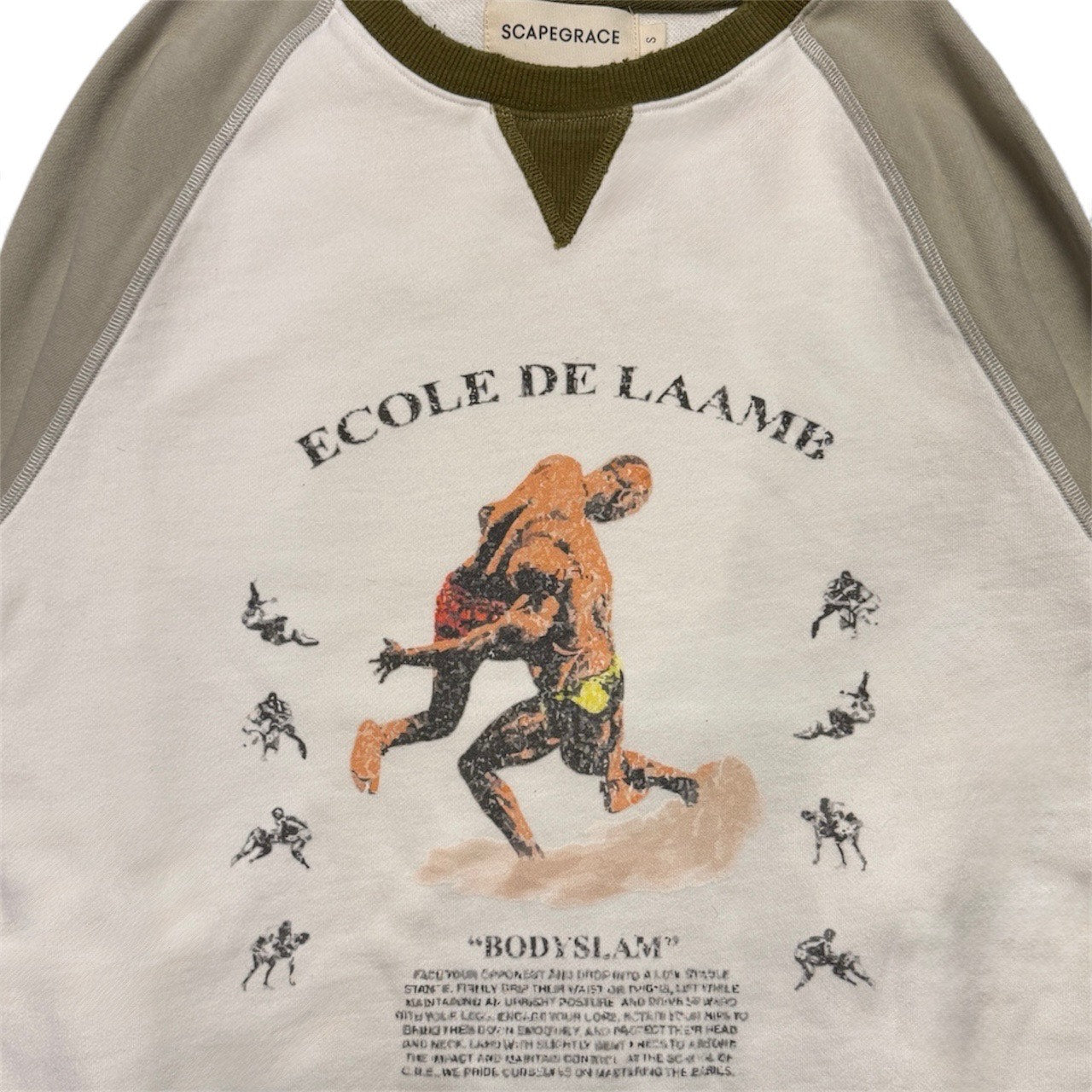 "LAAMB" CREW KHAKI GREEN